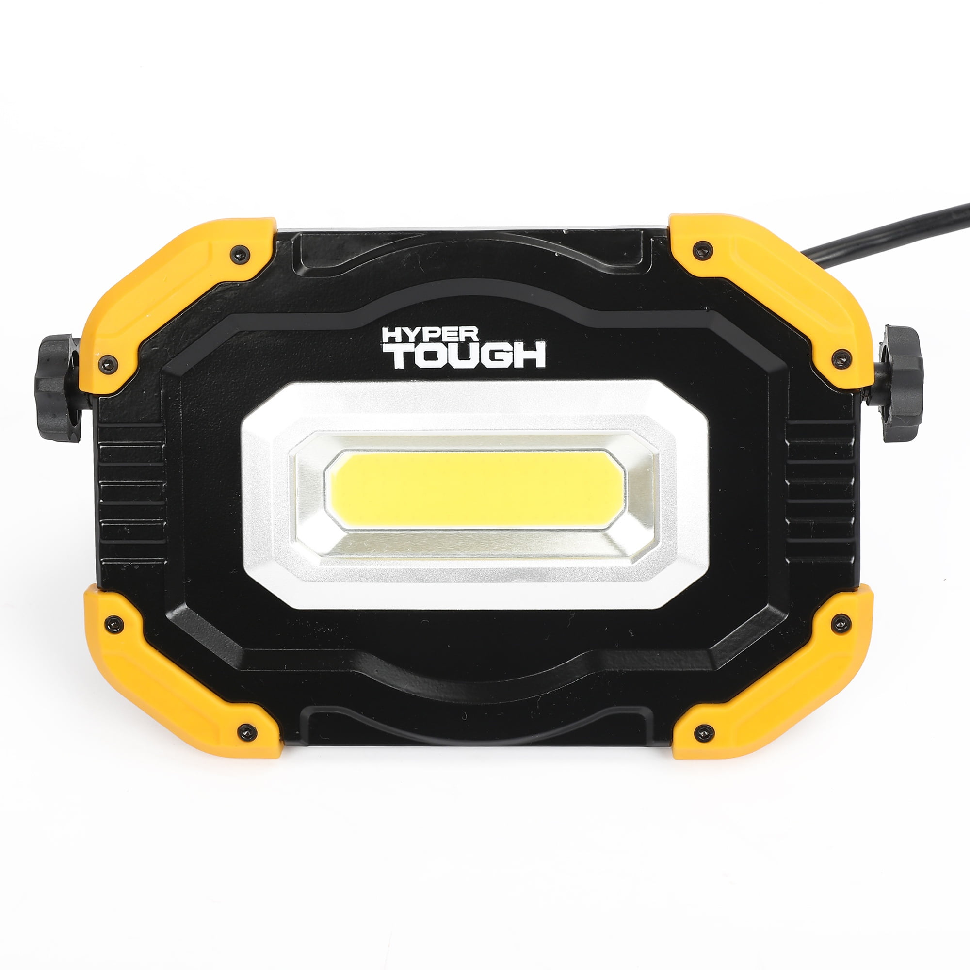 Hyper Tough 2500-Lumen LED Corded Work Light, Yellow, Black, 7049