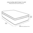 thumbnail image 2 of Cabecera Matrimonial + Box Trevor + Colchón Flipp Dicasa  Capri, 2 of 2