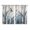 Light Beige Gray Green Gray Blue Mist Blue, variant on Spring Birds Kitchen Curtains Short 45 Inch Length, Grey Forest Tree Branch Oil Painting Grommet Top Bedroom Living Room Curtains, Light Filtering Cafe Curtain Drapes 2 Panels Set 84''x45''