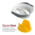 thumbnail image 6 of Zyliss 3-In-1 Mango Slicer, Peeler & Pit Remover with Stainless Steel Blades, Soft-Grip Holder, Removes Seed, Skin & Cuts Easily, White, 6 of 7
