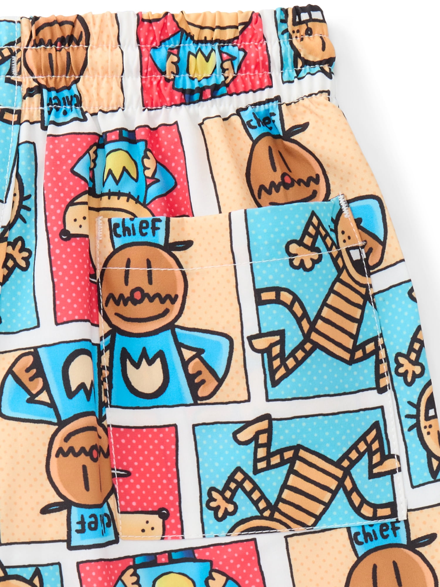 Dog Man Boys' Print Swim Shorts, Sizes XS-XL