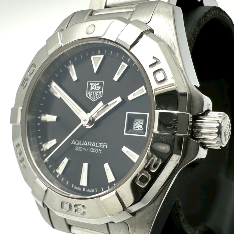 TAG HEUER Aquaracer WAY1410 Date Black Dial Quartz Ladies Watch_944339 WAY1410.BA0920 TAG Heuer Black Dial Watch – www.AbbeyFive.com main image 3