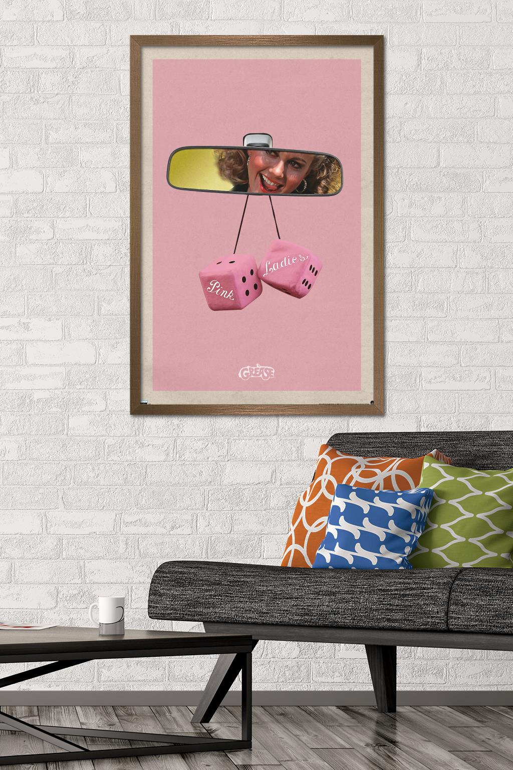 Grease - Dice Wall Poster, 22.375" x 34", Framed