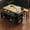 Black, variant on Harper & Bright Designs Large Kitchen Island with Drop Leaf and Power Outlet, Rolling Kitchen Cart on 5 Wheels with Door Internal Storage Rack and Side Racks, Black
