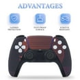 thumbnail image 4 of Skin Sticker for PS5 Slim Standard PS5 Pro Disc Digital Edition Console and Controllers Decals for Playstation 5 (Sunset Minimalist ,PS5 Pro Standard), 4 of 5