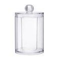 thumbnail image 1 of fashionhome Clear Portable Round Cotton Pad Storage Box Q-tip Container Makeup Holder Transparent Cosmetic Case, 1 of 8