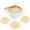 2 Pairs - Beige, variant on Nipple Covers - 2 Pairs of Reusable Adhesive Invisible Sticky Silicone Bra Nipple Coverage Pasties Breast Petal for Women 2 Pairs 3" Light Skin