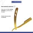 thumbnail image 2 of Porta Navajas de Barbero de Acero Inoxidable Color Dorado | Navaja Rasuradoras para Hombre | Ideal para Afeitar | Accesorios para Cabello, 2 of 6