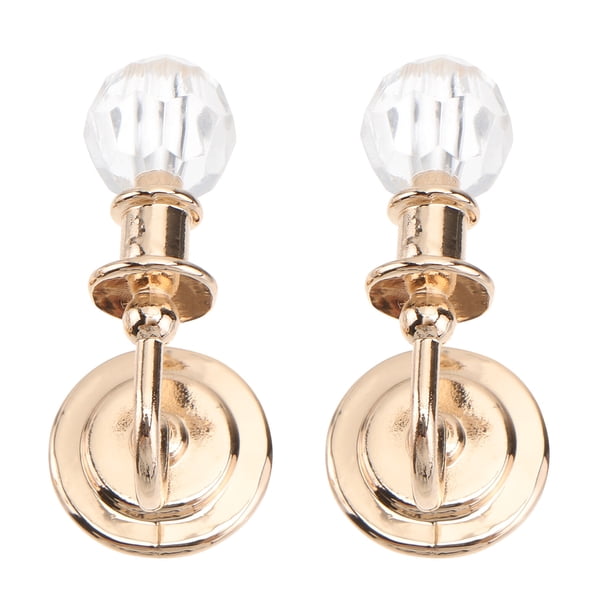 EeaseMX 2 piezas 1:12 Mini adorno Accesorios en miniatura Mini adorno Mini modelo de iluminación Un par de modelos de lámpara Juguete Miniatura Escena de juego de vida Modelo