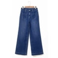 thumbnail image 3 of Denim Patch Pocket Wide Leg Jeans, 3 of 10