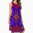 thumbnail image 2 of Aladdin'S Magic Lamp Casual Sleeveless Loose Sundress Dress For Women Summer Dress Daily Woman, 2 of 4