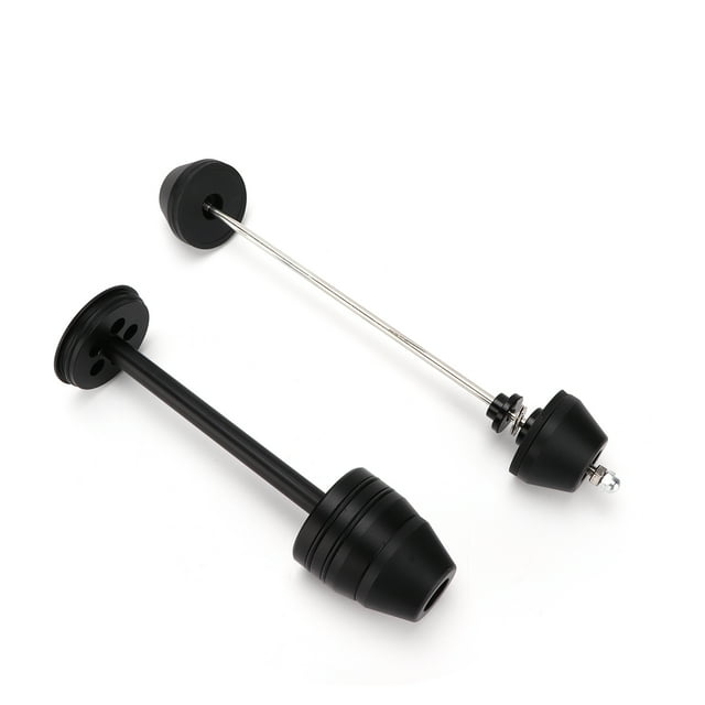 Front Axle Sliders,Motorcycle Front Rear Axle Wheel Crash Slider Motorcycle Wheel Protector Sleek Aesthetic