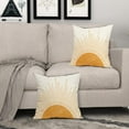 thumbnail image 3 of Sps ssion 18” x 18” Bohemian Style Sun6 Abstract Outdoor Linen Sunshine Pillow Covers, 2 Count, 3 of 6