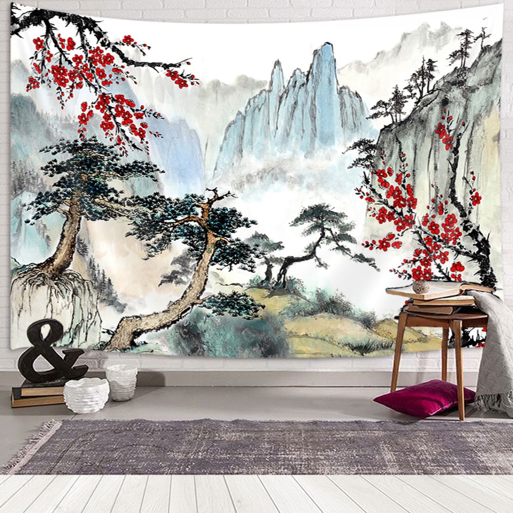 CIBONE x BYBORRE　「HANGING ART WALL」 Amazon.com: BINCUE Large Boho Framed Wall Art Painting Mid