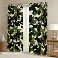 thumbnail image 2 of Feelyou Green Camouflage Teens Curtains Pack of 2 (42x84 Each), Hunting Duck Deer Curtains Blackout, Rustic Jungle Wildlife Bedroom Curtains, Curtains and Drapes Decor, 2 of 6