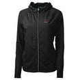 thumbnail image 2 of Women's Cutter & Buck Black Alabama Crimson Tide Adapt Eco Knit Hybrid Recycled Full-Zip Hoodie, 2 of 3