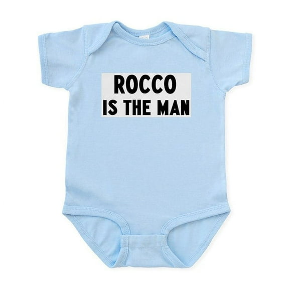 CafePress - Rocco Is The Man Infant Bodysuit - Baby Light Bodysuit, Size Newborn - 24 Months