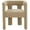 Light Brown, variant on SAFAVIEH Couture Deandre Contemporary Velvet Solid Dining Chair, Slate Grey