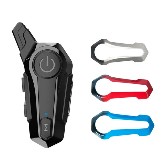 Motorcycle BT Intercom with Helmet BT Headset Waterproof Universal Communication System for ATV Dirt Bike