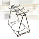thumbnail image 3 of EeaseMX Soporte triangular de acero inoxidable para tazas y platos, soporte colgante para tazas de café, organizador de cocina, estante de secado (para 6 tazas y 6 platos), 3 of 7