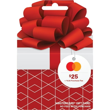 Mastercard® $25 Red Bow Gift Card (Plus $4.84 Purchase Fee)