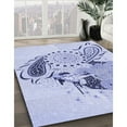 thumbnail image 2 of Ahgly Company Indoor Rectangle Patterned Lavender Blue Area Rugs, 5' x 8', 2 of 6