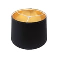 thumbnail image 3 of Pantalla de tela para lámpara de mesa pequeña, decoración de pantalla ambiental, mesita de noche, cubierta de lámpara para cafetería, dormitorio y Negro, 3 of 9