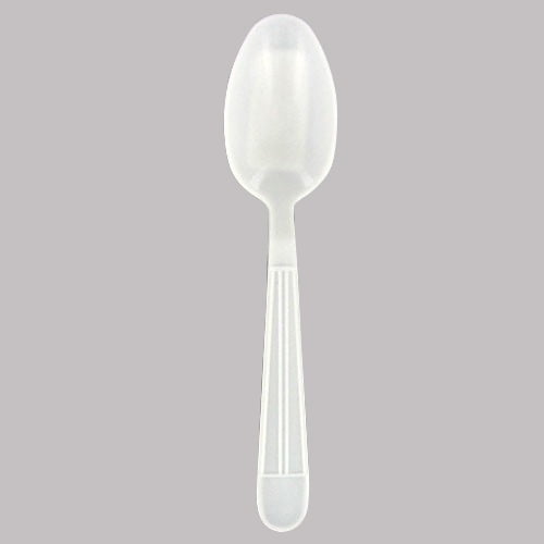 Direct Link Ipack Solutions Heavy Weight Cutlery Teaspoon White, Polypropylene | 1000/Case