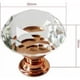 thumbnail image 4 of Tirador rosa de 10 x 30 mm para puertas y muebles, pomo para gabinete con detalles en oro rosa y diamantes brillantes, 4 of 4