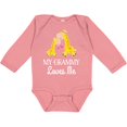thumbnail image 3 of Inktastic Grammy Loves Me Giraffe Boys or Girls Long Sleeve Baby Bodysuit, 3 of 5