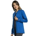 thumbnail image 4 of Cherokee Workwear Revolution Tech Women's Warm Up Scrubs Jacket Zip Front WW305AB, 4 of 5