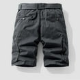 thumbnail image 3 of Mens Khaki Cargo Shorts, Classic Design, Multi - Pockets, Summer Daily & Outdoor Use, 3 of 5