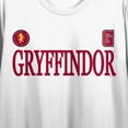 thumbnail image 2 of Harry Potter Gryffindor Mascot Women's White Crew Neck Short Sleeve Crop Top-Small, 2 of 7