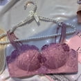 thumbnail image 5 of Sujetador push-up sin aros de acero para mujer, ropa interior de pecho pequeño, sujetador sexy con espalda descubierta y ajustable, 5 of 5