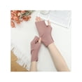 thumbnail image 5 of INSPIRE CHIC Fingerless Fleece Gloves Lightweight Warm Wrist Cover Short Arm Warmers One Size Dusty Rose, 5 of 6