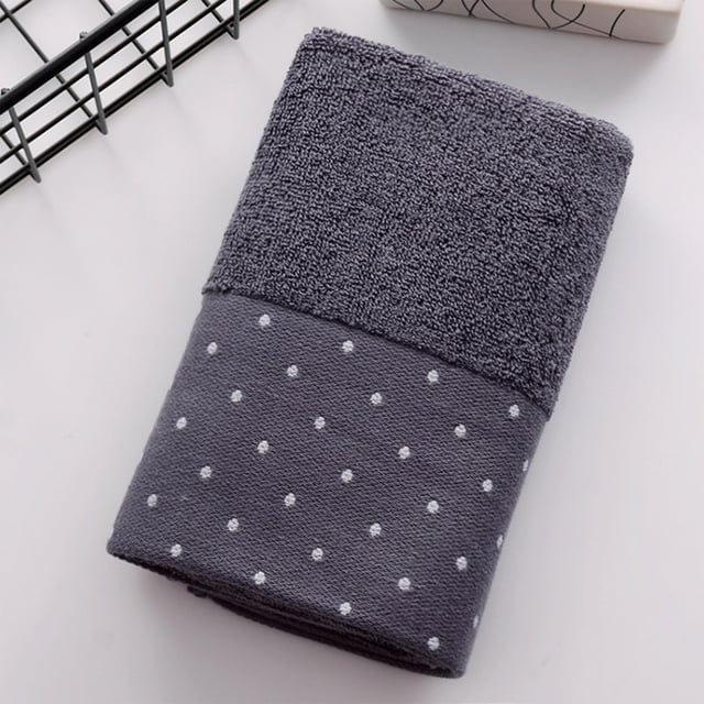 Fiudx Toallas de Algodón Oscuro, Toalla Absorbente de Agua para El Rostro, Toalla de Baño Suave y Cómoda, Diseño de Secado Rápido, Uso Diario, Artículos Esenciales de Cuidado Personal Masculino, Disp