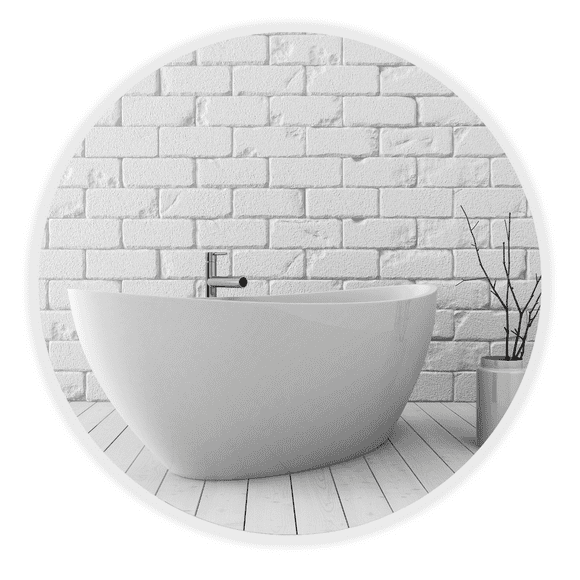 Espejo Redondo ESPEJIO 50cm Pulido Vidrio Real