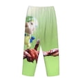 thumbnail image 3 of Lsque Pikmin Print Women's Pajama Pants, Lounge Pant - Comfortable Home Wear,Elastic Waistband, Stylish Design-Large, 3 of 9