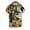 F_ Yellow, variant on Clearance SSAAVKUY Men's Hawaiian Shirt Short Sleeves Floral Printed Button Down Shirts Summer Beach Dress Shirts Bowling Aloha Shirts Tops Dark Blue XXXXXL