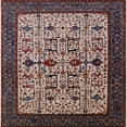thumbnail image 1 of Ahgly Company Indoor Square Mid-Century Modern Purple Lily Purple Oriental Area Rugs, 5' Square, 1 of 6