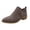 Wine, variant on Women's Slip on Ankle Boots Hollow Out Casual Shoes Closed Toe Booties Ladies Low Heel Walking Suede Boot