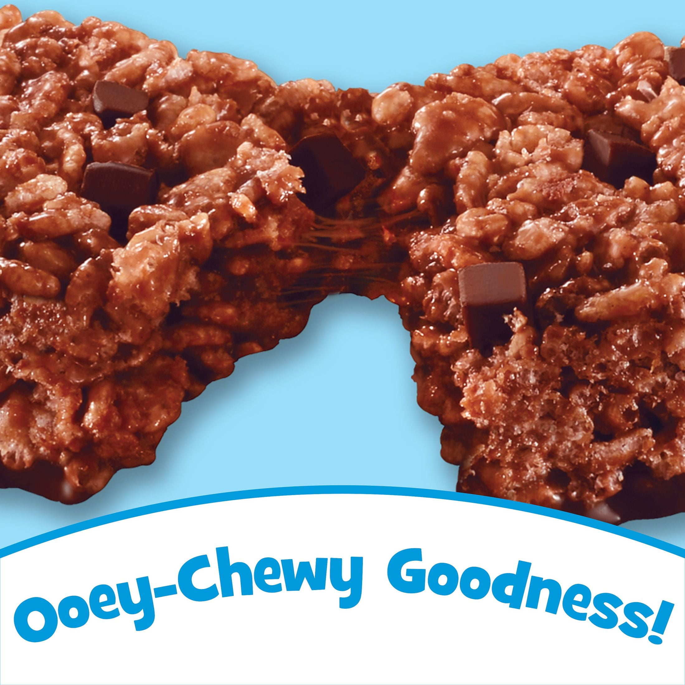Rice Krispies Treats Double Chocolatey Chunk Chewy Marshmallow Snack Bars, Kids Snacks, 36 oz, 12 Count