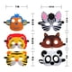 thumbnail image 3 of Máscaras de fieltro con forma de animal de 30 piezas de ShaggyDogz para niños, fiestas temáticas en la jungla, regalos, suministros..., 3 of 9