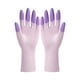 thumbnail image 2 of pstuiky Guantes de cocina para lavar platos con emulsión guantes de goma duraderos para el hogar resistentes al agua para limpieza del hogar., 2 of 6