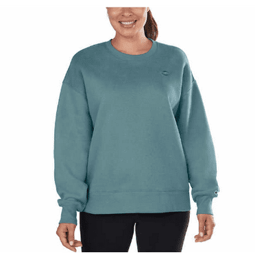 Champion Ladies' Sueded Crewneck Blue - XXL
