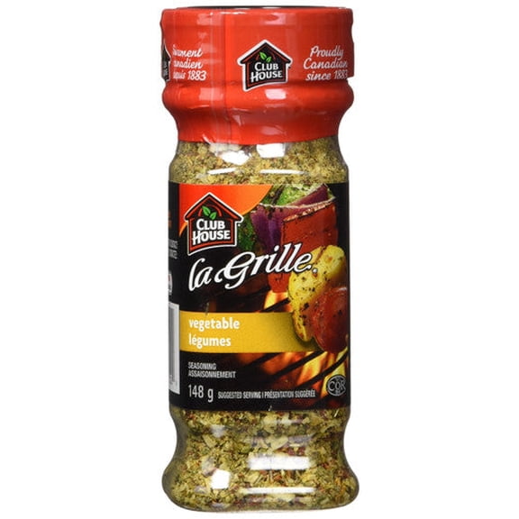 Club House La Grille Vegetable Seasoning 148g (5.22 oz) | BBQ Grilling Rub