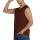 thumbnail image 3 of Balery Brown Camisetas sin mangas para hombre, absorbe la humedad y protege contra el mal olor.-XX-Large, 3 of 7