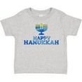 thumbnail image 3 of Inktastic Happy Hanukkah with Menorah Boys or Girls Toddler T-Shirt, 3 of 5