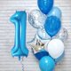 thumbnail image 2 of 12 globos de látex con números azules de 32 pulgadas para decoración de fiestas de cumpleaños para niños, bebés de 1, 2, 3, 4, 5, 6, 7, 8 y 9 años, 2 of 5