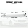 thumbnail image 3 of Unique Bargains 1pair 150mm 5.91' Splitter Support Rods Adjustable Front Bumper Lip Splitter Strut Rod Tie Bars for Car Silver Tone, 3 of 6